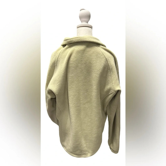 Columbia Zip Up Track Jacket L Light Green Fleece Women’s - Picture 2 of 9